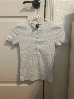 Wild Fable Button Down Baby Tee